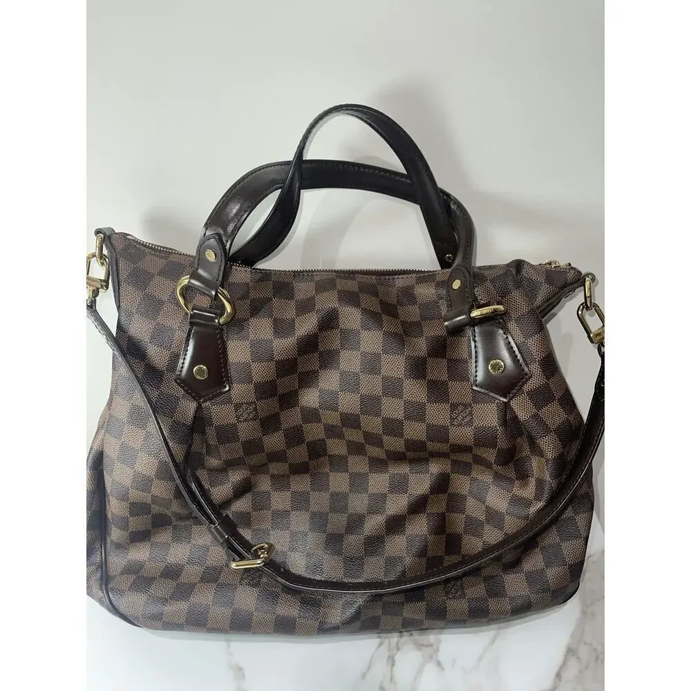Louis Vuitton Damier Ebene Trevi PM Satchel Bag